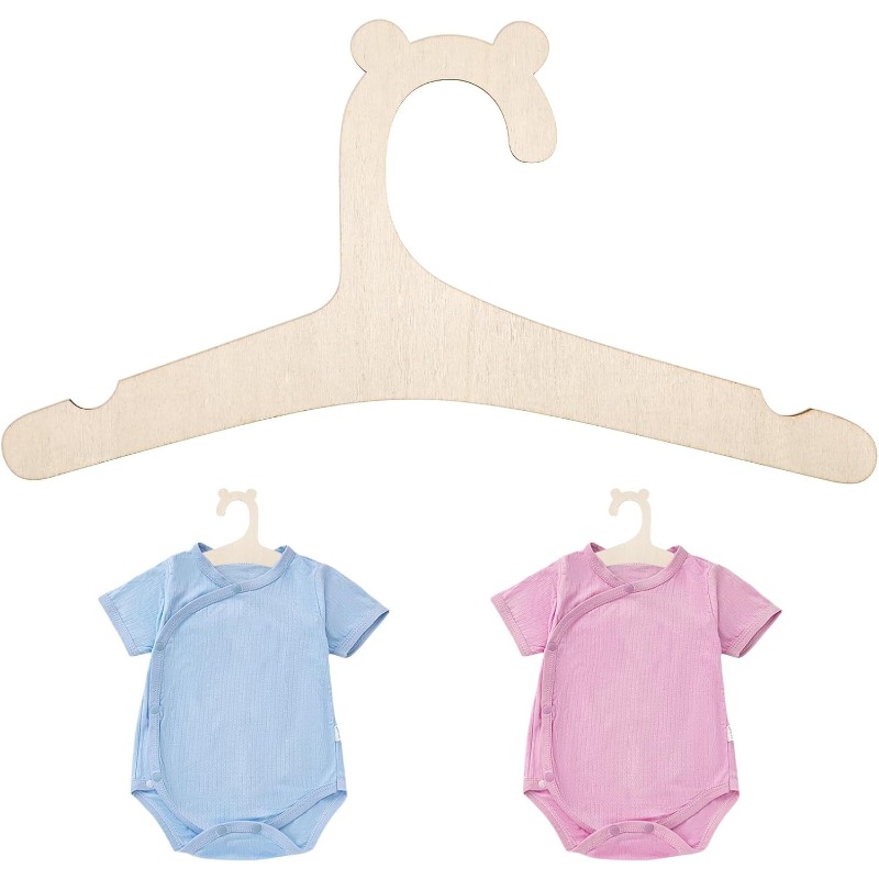 Baby Clothing Rack - Porte-vêtements pour bébé en bois motif