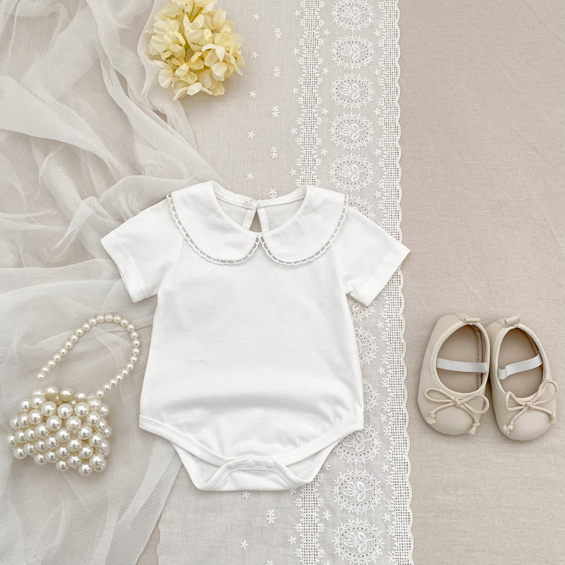 Bamboo Bodysuit Baby - 0-24M été nouveau-né enfants bébé filles