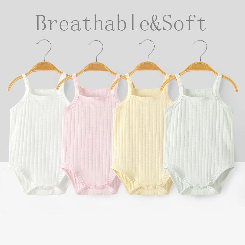 Bamboo Bodysuit Baby - Barboteuse d'été en coton doux et