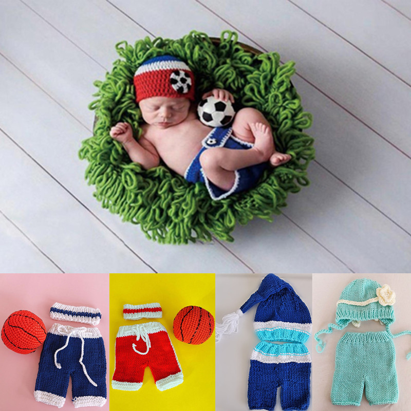 Baby Clothing On Sale - Costume chapeau tricoté au Crochet, 3/2