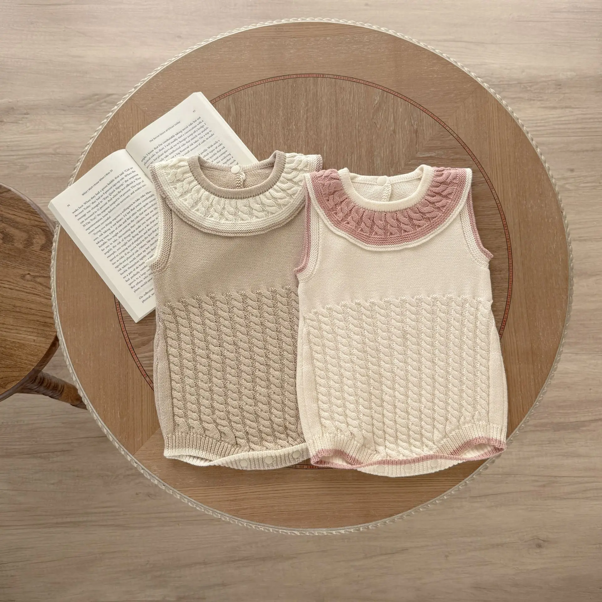 Bamboo Bodysuit Baby - Body d'été tricoté pour bébés filles