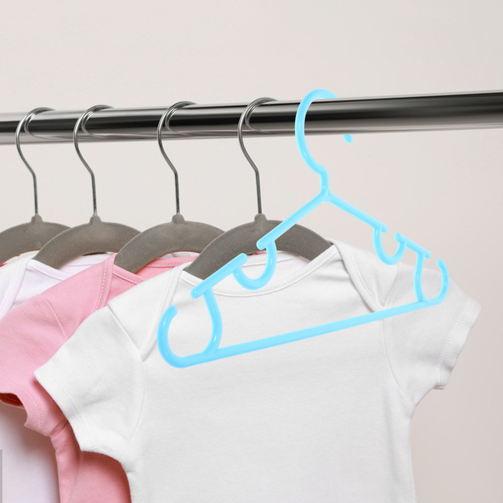 Baby Clothing Rack - Lot de 10 cintres robustes antidérapants