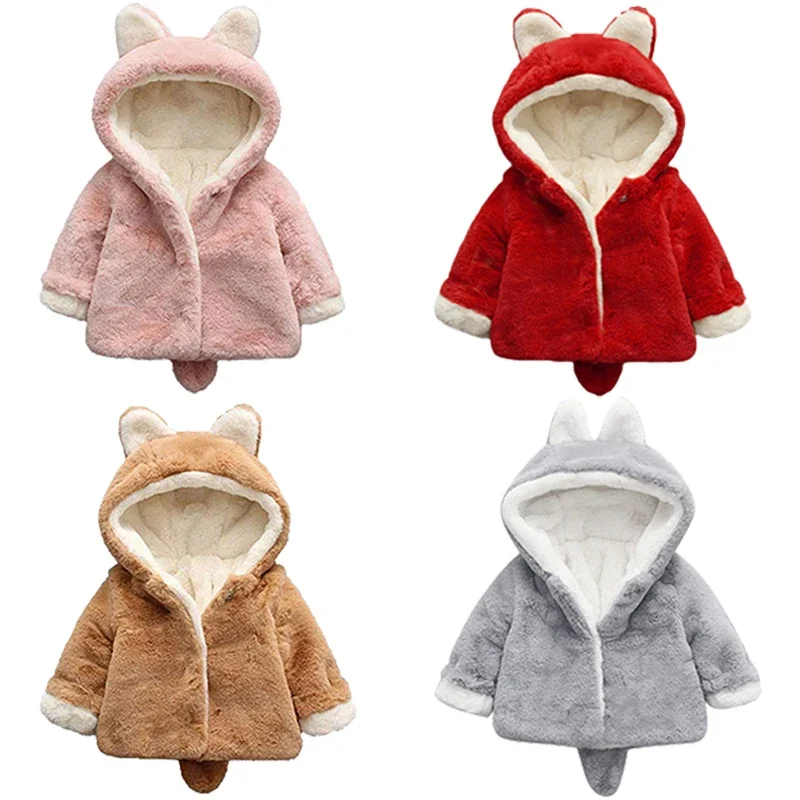 Baby Clothing On Sale - Veste en peluche avec oreilles de