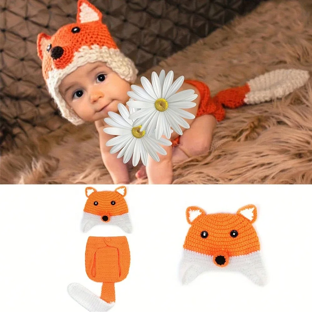 Baby Clothing Crochet - Costume de renard en crochet fait