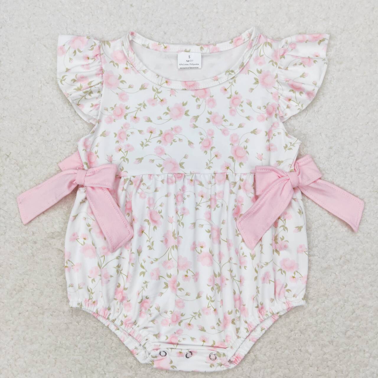 Barboteuse florale rose pour b - Baby Clothing Sale avis et prix