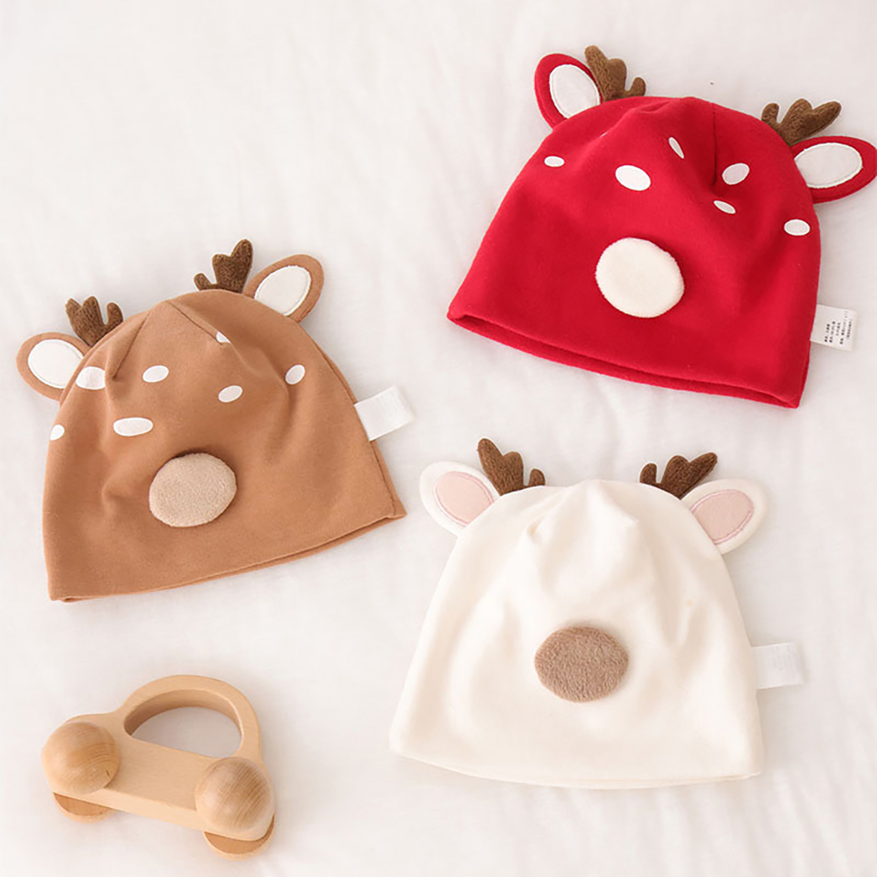 Bonnet Bébé Cerf Mignon en Cot - Baby Hat Beanie avis et prix