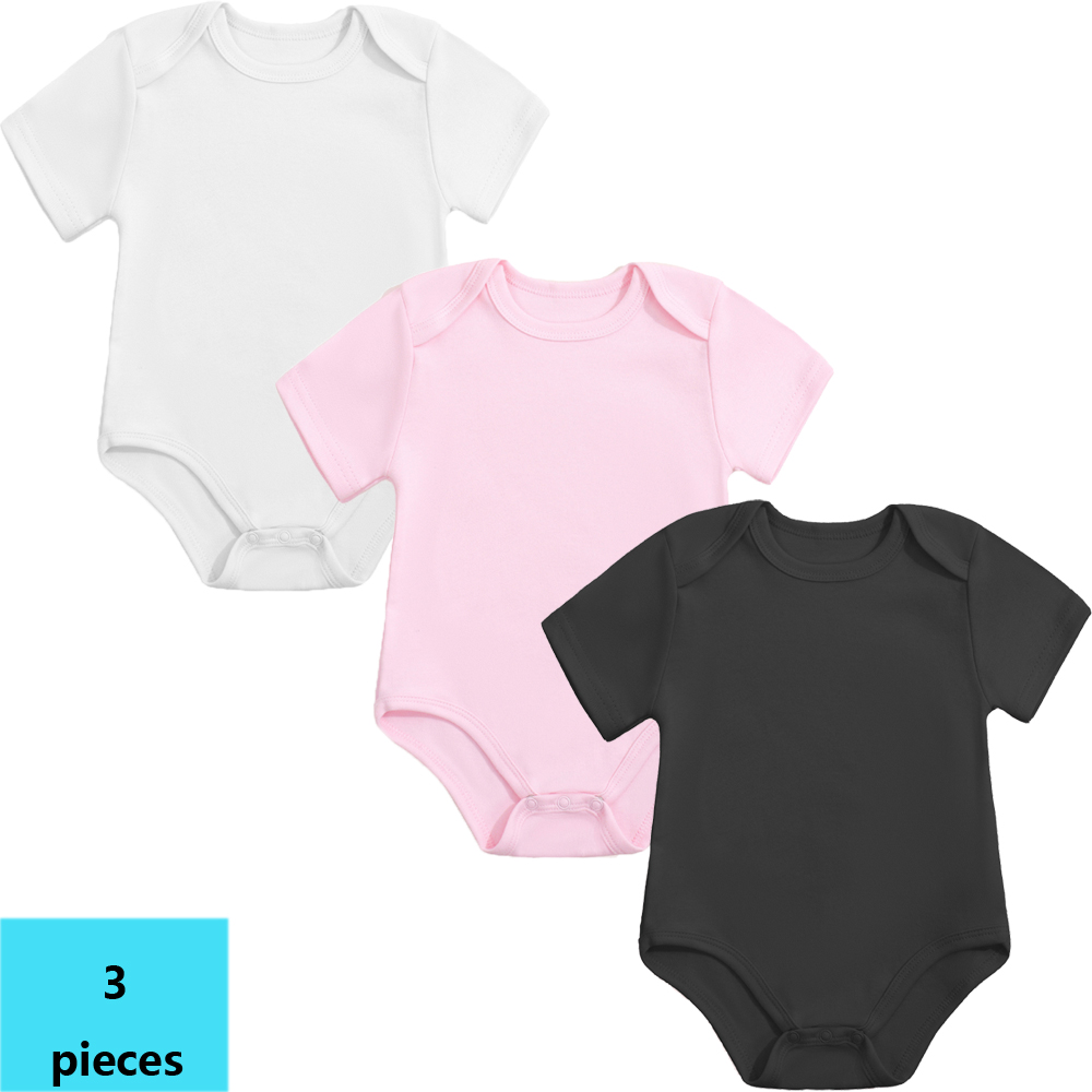 Lot de 3 Combinaisons Courtes  - Bamboo Bodysuit Baby avis et prix