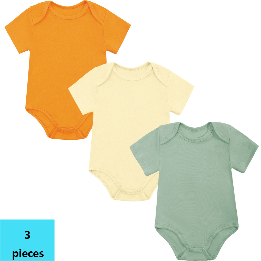 Lot de 3 Combinaisons Courtes  - Bamboo Bodysuit Baby avis et prix