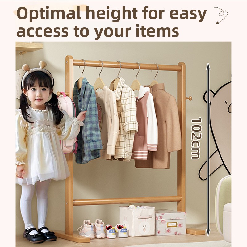 Petit porte-chapeaux en bambou - Baby Clothing Rack avis et prix